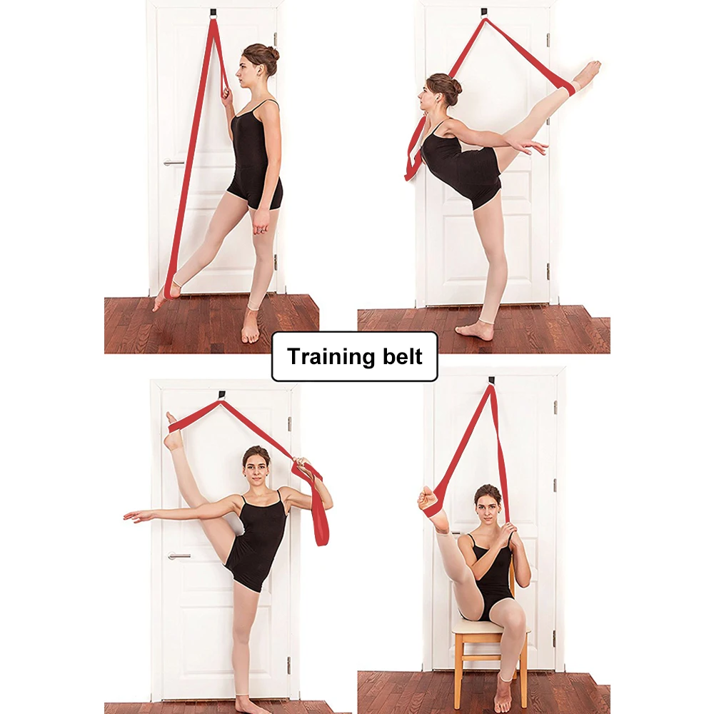 Door Flexibility Stretching Leg Stretcher Strap for Ballet Cheer Dance Gymnastics Trainer Yoga Flexibility Leg Stretch belt