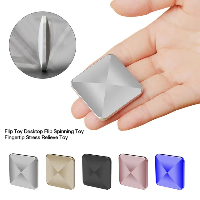 Flipo Flip Desk Toy Kinetic Skill Toys Fingertip Spinner Stress Relief Toy Anti-Stress Pocket Desk Rotating Toys For Kids Adult 1