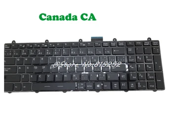 

90% New Keyboard For MSI GT780DXR GT780R GT783R GX780R MS-1761 V123322AK1 Canada CA With Colourful Backlit MS1761