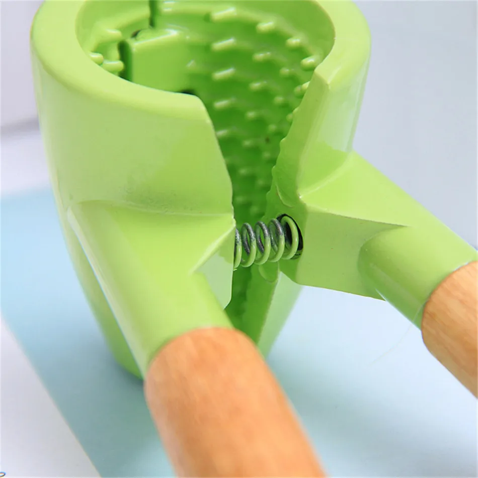 4YANG Walnut Clip Open Pecan Clip Nut Pliers Whole Grain Peeling Walnut Tool Useful Stable High Quality Home Use Green Life