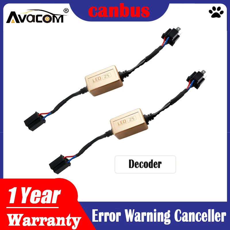 2 шт. мини Canbus H1 H3 H7 H11 9005 9006 автомобильный резистор отклонение от ошибок