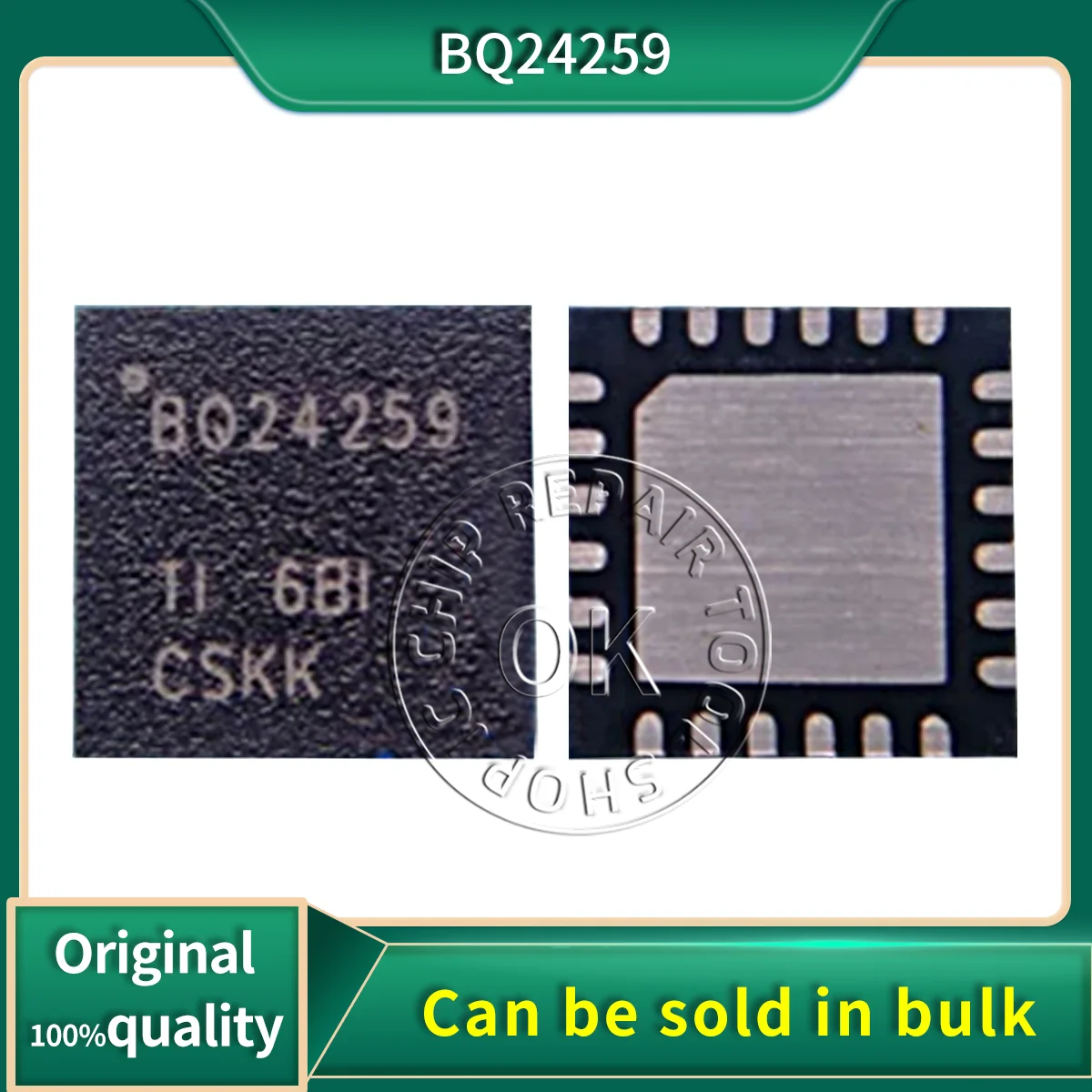 1 10pcs/lot BQ24259RGER BQ24259 24259 Battery Charger ic Chip 24pins