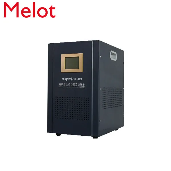 

hot sale 50Hz 10KVA Single Phase Voltage Stabilizer 220V 110V With LCD Display