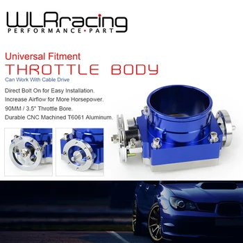 

WLR RACING - NEW 90MM THROTTLE BODY PERFORMANCE INTAKE MANIFOLD BILLET ALUMINUM HIGH FLOW WLR6990