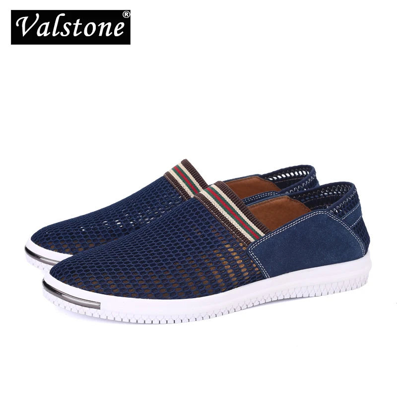 Мужская удобная повседневная обувь Valstone слипоны из дышащего сетчатого материала