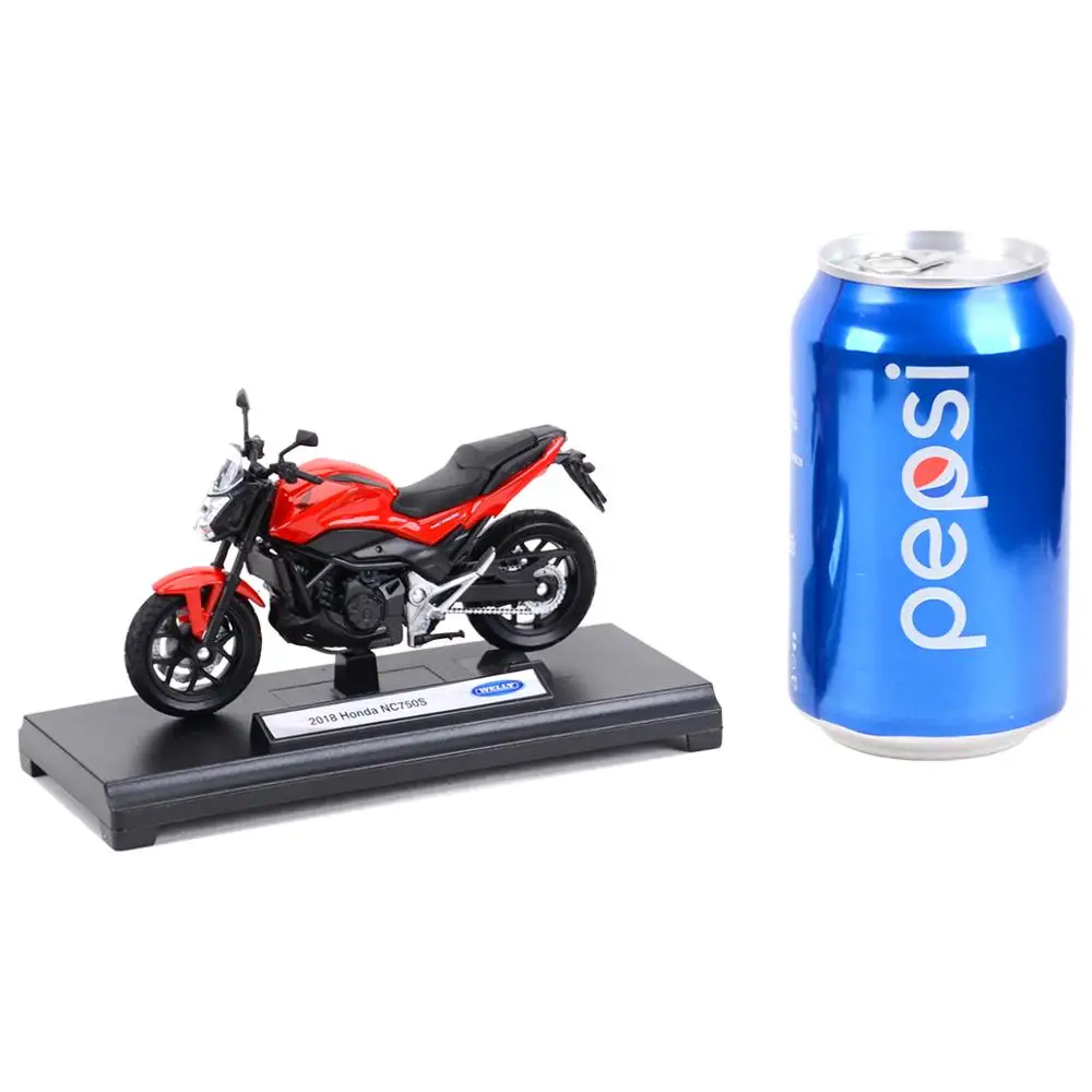 Welly 1:18 2018 Honda NC750S Die Cast Vehicles Collectible Hobbies