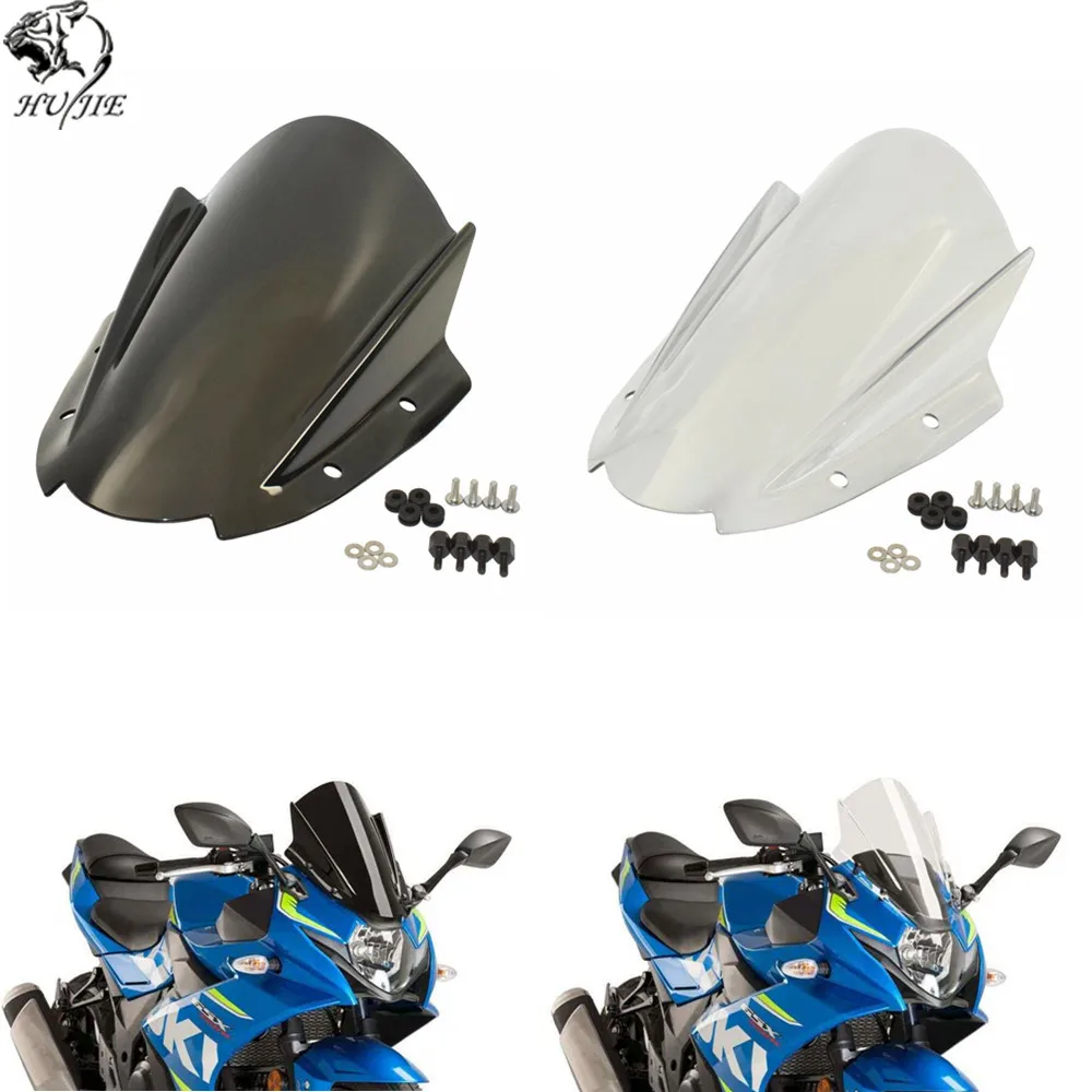 Для Suzuki GSX 250R GSXR250 GSX250R 2017 2018 2019 двойной пузырьковый ветровой экран лобовое стекло