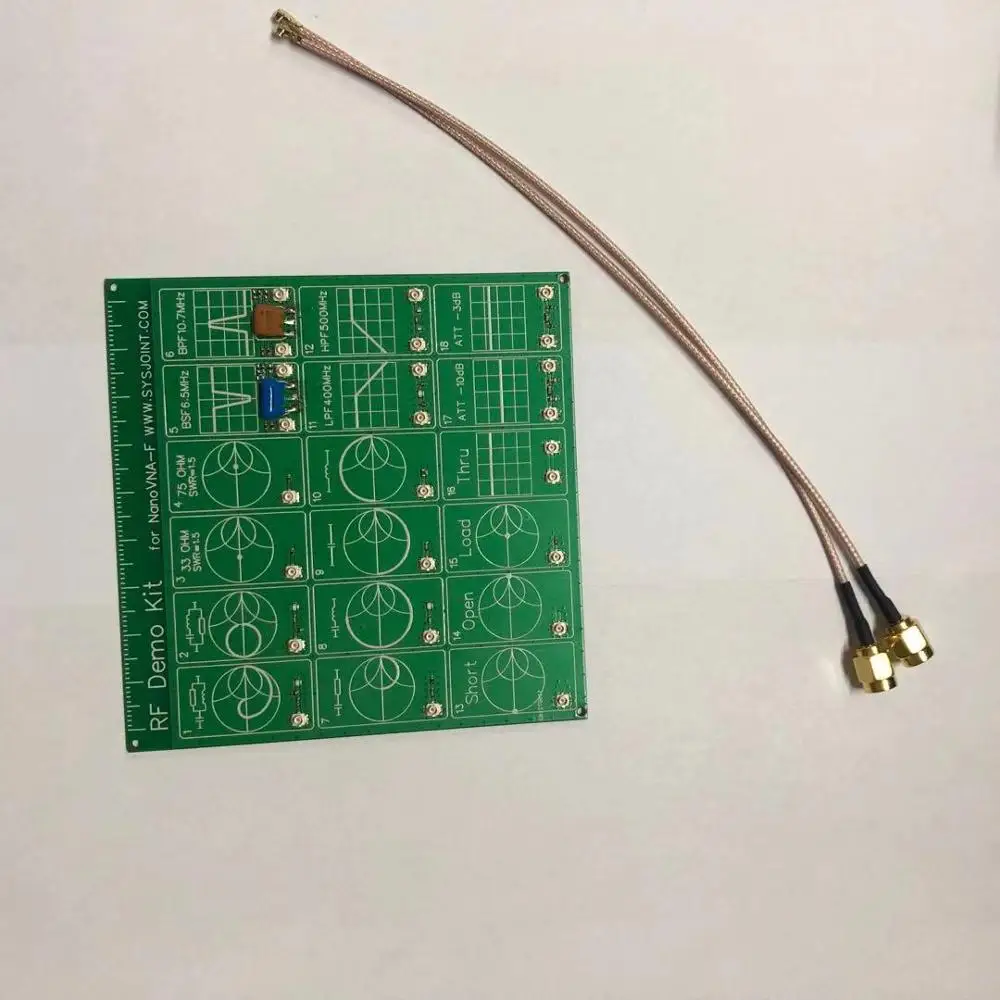 RF Demo Kit For NanoVNA VNA RF Test board Vector Network Test Filter / Attenuator