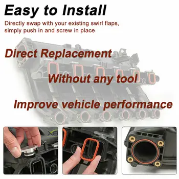

Repair Baffle Blank Removal Delete Kit Intake manifold Replacement Diesel Flap