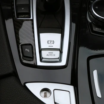 

Car Styling PARKING BRAKE SWITCH P Button COVER ABS Chrome For BMW F10 F07