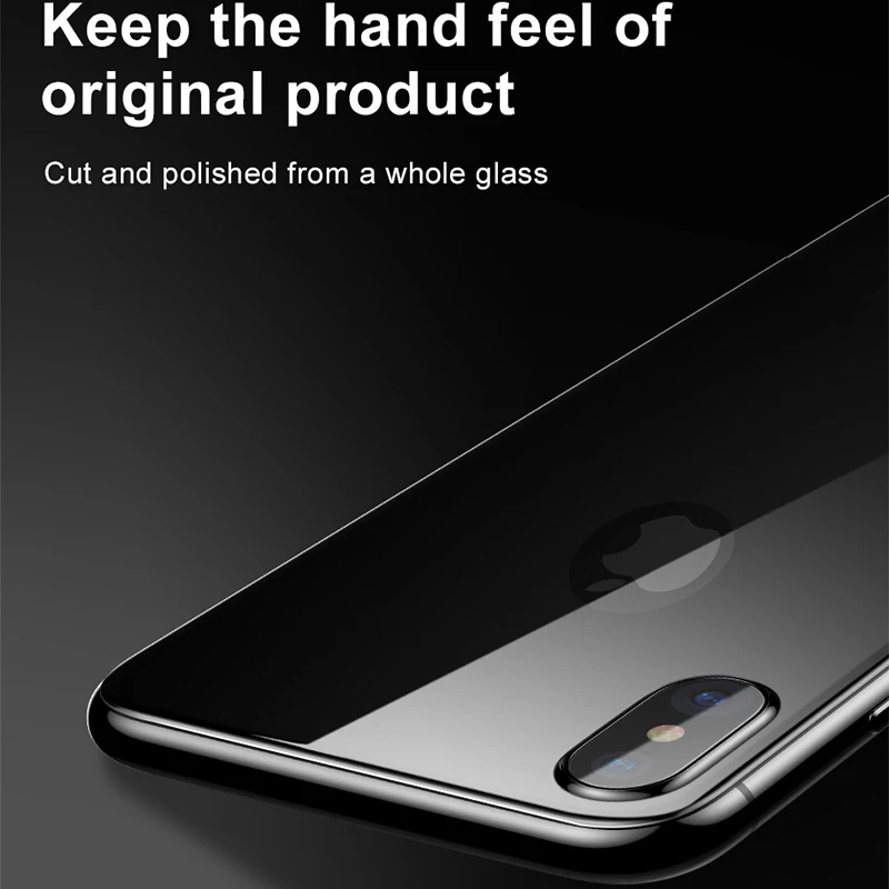 100D 0,3 мм заднее закаленное стекло для iPhone 11 Pro MAX X XS MAX XR 7 8 Plus полное покрытие Защитная пленка для экрана черный белый золотой