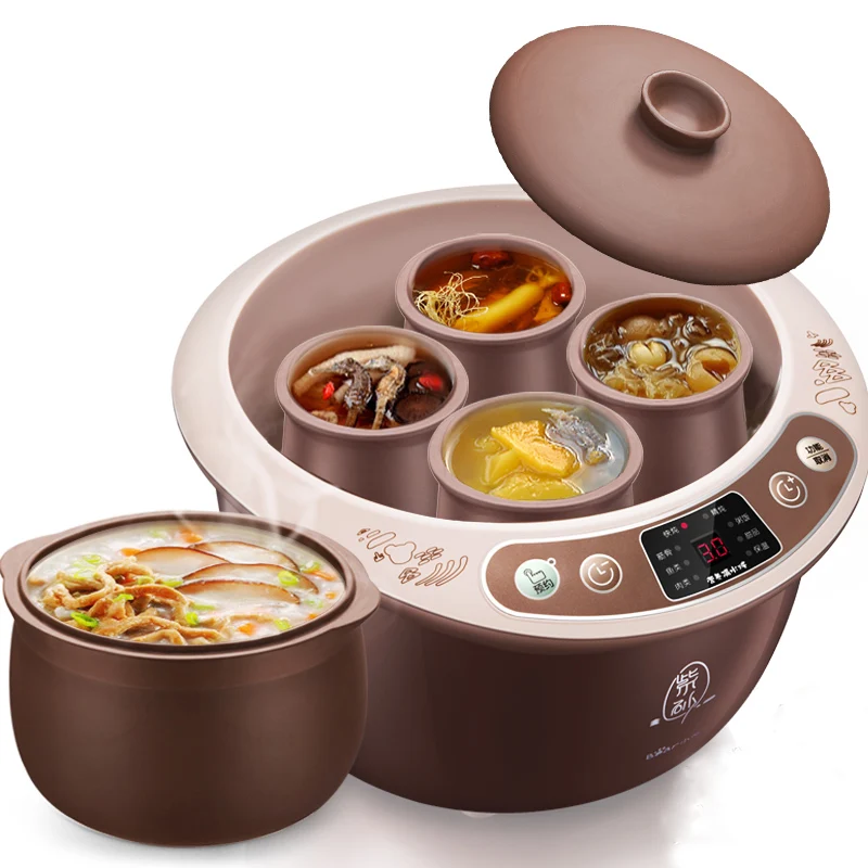 

Free shipping Bear DDZ-A35M5 Electric Cooker High Capacity Purple Sand Stew Pot Waterproof Stew Pot Pot Soup Pot Fully Automatic