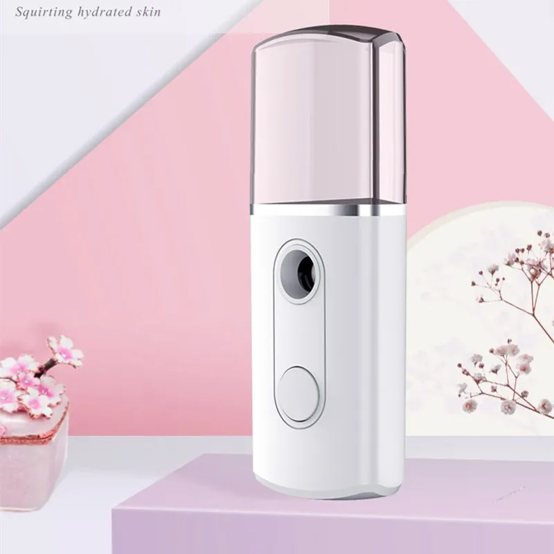 Portable USB Rechargeable Face Nano Mist Sprayer Facial Body Nebulizer Steamer Moisturizing Skin Care Mini Beauty Instruments