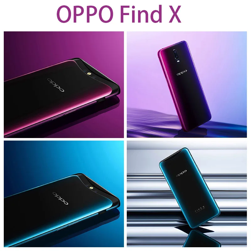 100% Original OPPO Find X Smartphone 4G LTE Android Snapdragon 845 Octa Core 8+128G/256G VOOC Mobile Phone 25.0MP Face ID ram pc 8GB RAM