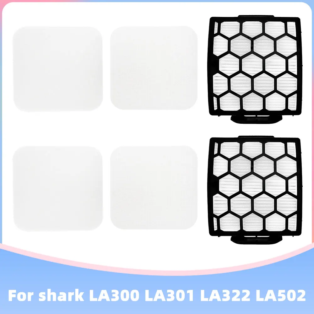 Replacement 1 Hepa Filter + 1 Foam And Felt Filter Kit Set For Shark