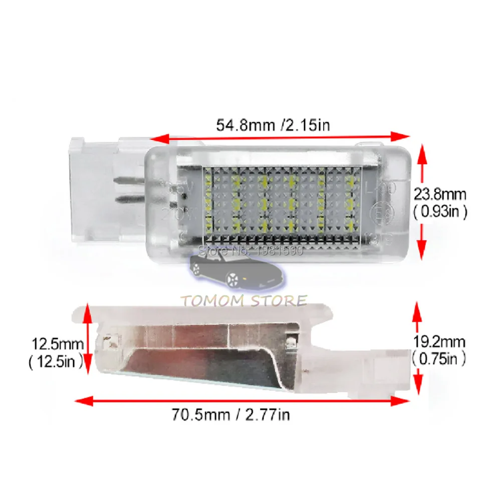 Для VW Golf 5/6 ЭОС Гольф плюс Джетта Passat CC EOS Scirocco Tourage Sharan светодиодный Car footwell