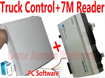 

Truck Parking System 7 Meters reading distance 1 pc UHF RFID 868MHz Long range reader+1 pc of Web/TCP/IP Car Controller PCB Box