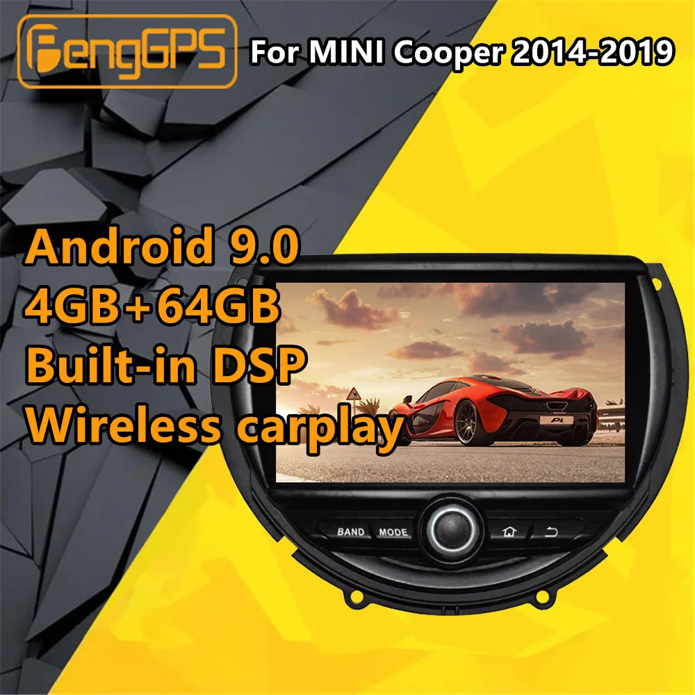 

For Mini One Cooper S Hatch F55 F56 Android Radio 2014 - 2019 GPS Navi Car Stereo Audio Multimedia Player Head unit Touch Screen