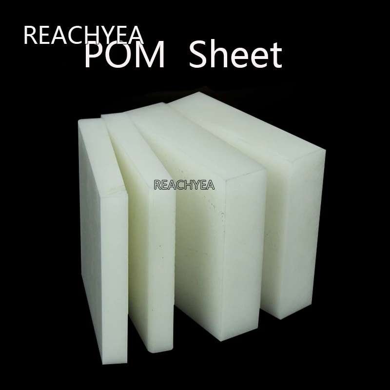White POM Sheet Board CNC Model DIY Raw Material Thickness 5 6 8 10 Mm Hard Plastic Polyoxymethylene Plate | Инструменты