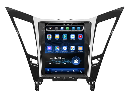 Tesla GPS навигация для Hyundai SONATA NF Автомобильный мультимедийный Android вертикальный