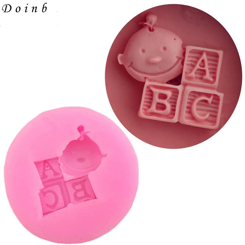 DIY буквы ABC Кукла форма для торта Конфета формы силиконовые торт выпечки аксессуары украшения инструмент