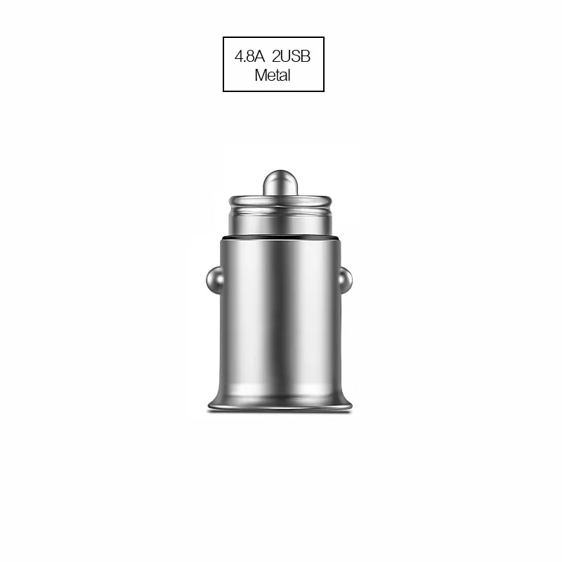 Voteer 3.1A двойное автомобильное usb-устройство для зарядки телефона 2 порта мини Быстрая зарядка мобильного телефона зарядный адаптер для iPhone 11 Pro XS MAX XR samsung - Тип штекера: B