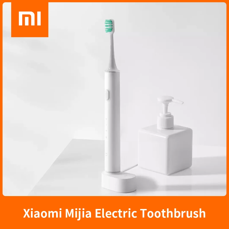 XIAOMI MIJIA T500 Electric Toothbrush Smart Sonic Brush Ultrasonic Whitening Teeth Vibrator Wireless Oral Hygiene Cleaner XIAOMI MIJIA T500 Electric Toothbrush Smart Sonic Brush Ultrasonic Whitening Teeth Vibrator Wireless Oral Hygiene Cleaner