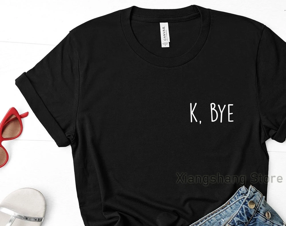 Футболка bye k футболка хипстерская для мужчин и женщин топ из 819 хлопка