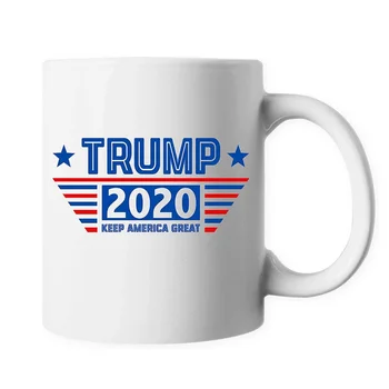 

Trump Coffee Mug Trump Pence Keep America Great 2020 MAGA Republican Conservative Gift Red Handle Ceramic Coffee Mug Tea Cup