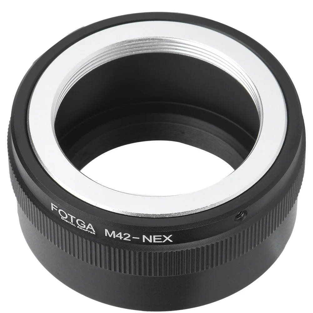 Адаптер объектива FOTGA для металлических M42 Sony E-mount NEX3 NEX5 NEX6 NEX7 A7 A7R A7S A6000 камер |