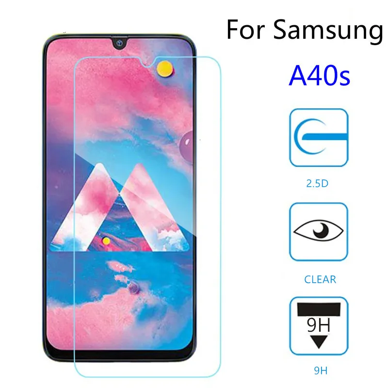 9H для экрана из закаленного стекла Samsung Galaxy A40s M30 стекло протектор на A40 s SM A3050