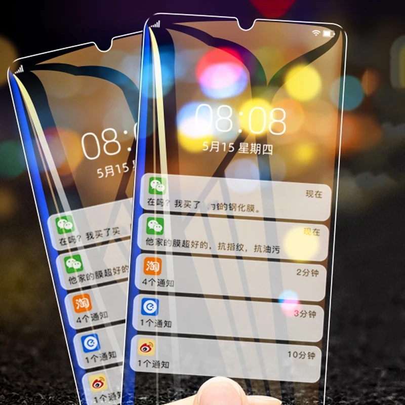2 шт. закаленное Стекло на чехол для Vivo V15 Z1 Pro S1 Y12 Y15 Y17 Y81 Y53 Y9 Y93 Y91 Y91c Y91i V7 плюс Экран защитная плёнка для НУА Вэй
