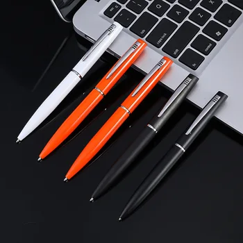 

luxury Metal Ballpoint Pen with Aluminum Rod Revolving Metal Pen Advertising Gift Pen