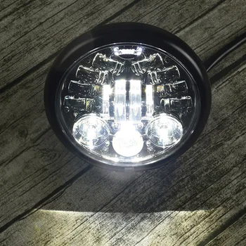

5.75' Retro Motorcycle Modified LED Headlight for Harley 12V Waterproof and Dustproof Yellow