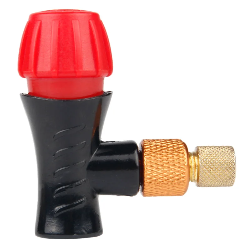 

Bicycle Air Pump Head Bicycle for Co2 Bottle Schrader Presta Valve Fast Inflatable Road Mtb Mountain Bike Air Inflator Accessori