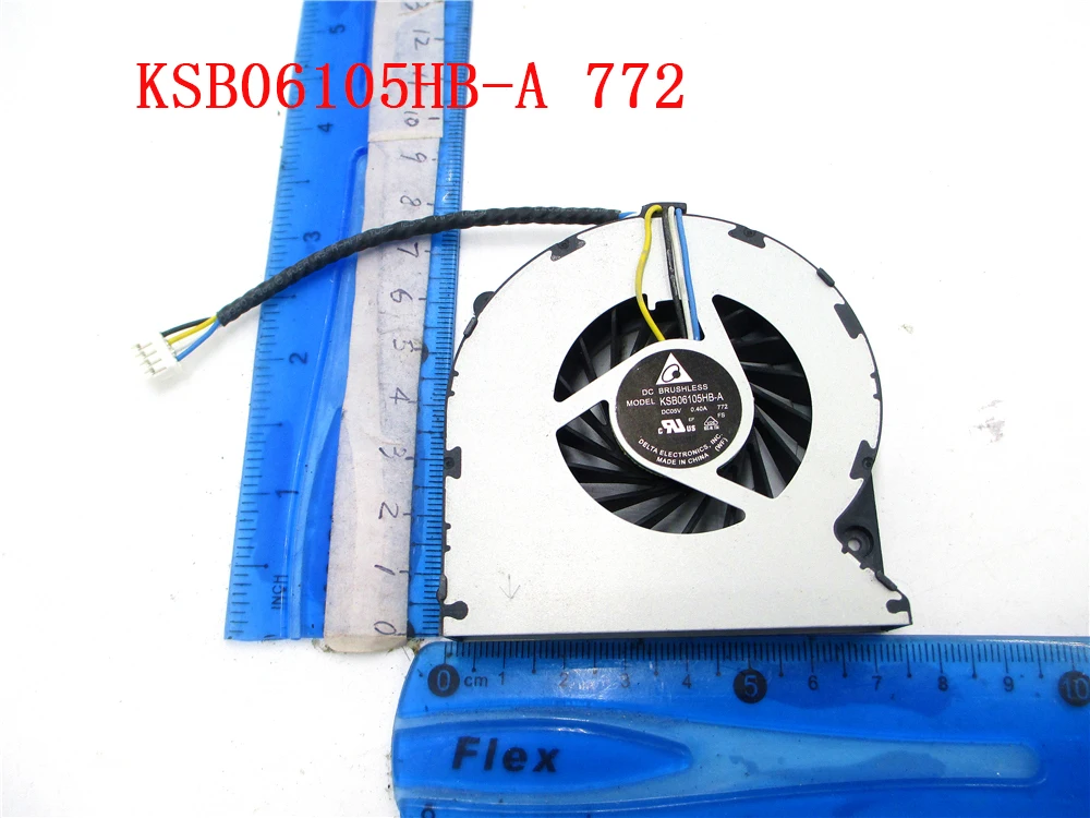 Ventilador de Refrigeração Original para Ksb0705ha-773 Pfta 0.37a Lb51a2u 12v 0.21a Lbh8020s Ksb06105hb-a 772 Lb72s5u 5v - Imagem 2