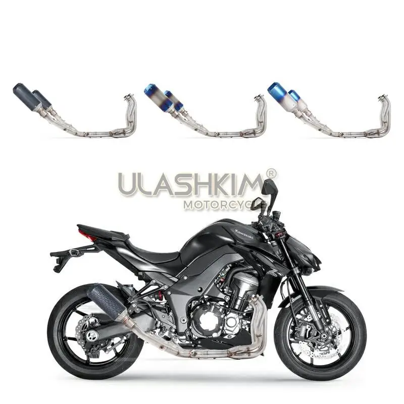 Z1000 Z1 Ninja1000 2010- полная выхлопная система мотоцикла глушитель побега Модифицированная средняя Соединительная труба