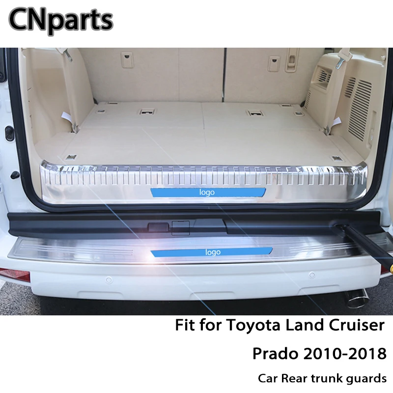 

Auto Parts For Toyota Land Cruiser Prado 2010-2018 Auto Car Rear Trunk Door Bumper Anti Scratch Strips Accessories