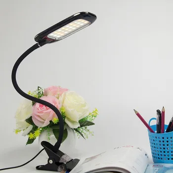 

Ganeed 5W LED Eye Protection Desk Reading Lamp Dimmable Rechargeable Engery-Efficient Flexible Gooseneck Sturdy Working