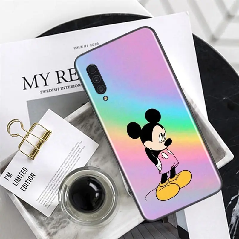 silicone cover with s pen Silicone Cover Cute Mickey Mouse For Samsung Galaxy A90 A80 A70S A60 A50S A50 A40 A40S A30 A30S A20E A20S A10S A10Phone Case kawaii phone cases samsung