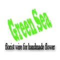 green sea  florist wire