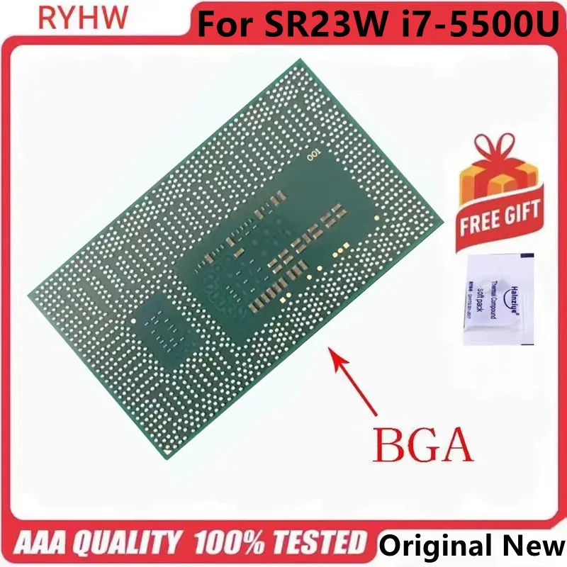 1-10 шт. 100% новый тест очень хороший продукт для SR23W i7-5500U I7 5500U процессор bga чип с