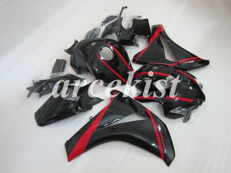 ABS мотоцикл обтекатели комплект Подходит для HONDA CBR1000RR 2008 2009 2010 2011 08 09 10 11 Кузов Набор красный черный