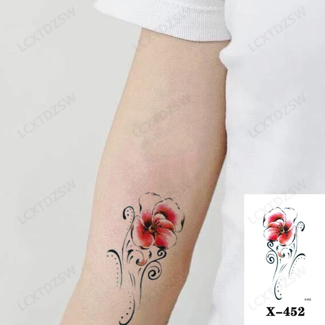 Tattoo Stickers Temporary Women's Waterproof Butterfly Four Leaf Clover Arm  Body Art Body Painting One Time Flash Fake Tattoo|Temporary Tattoos| -  AliExpress