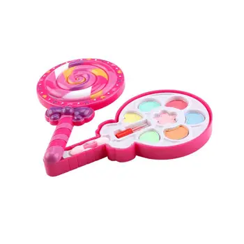 

Kids Make Up Toy Set Pretend Play Princess Pink Makeup Beauty Safety Non-toxic Kit Toys for Girls Dressing Cosmetic for girls