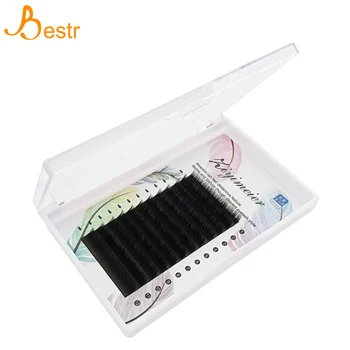 

6 Rows Jbcd Curl Natural Mink Single Eyelash Extension Premium Individual Fake False Eye Lashes Extension Beauty Tools