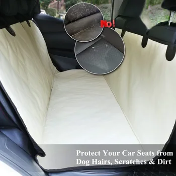 

Travel Waterproof Car Protection Mat Dog Seat Cover Novelty Oxford Pet Cat Dog Carrier Pet Pad Rear Cushion Size 137x147cm