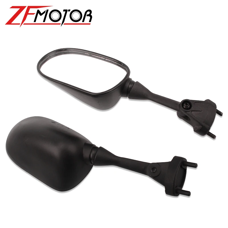 Rear Wing View Side Glass MIRROR Black Rearview Mirrors for Kawasaki Ninja ZX-6R ZX6R 2005-2008 ZX-10R ZX10R 2004 2007 2006 2005 2