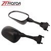 Rear Wing View Side Glass MIRROR Black Rearview Mirrors for Kawasaki Ninja ZX-6R ZX6R 2005-2008 ZX-10R ZX10R 2004 2007 2006 2005 2