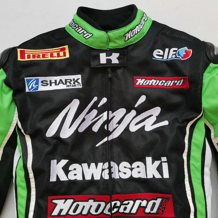 New One Motorcycle MX Dirt Bike Off-road Jackets For Kawasaki Motocross Jacket With Protector